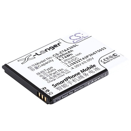 Bsc Preferred Beeline Pro Mobile Phone Replacement Battery CS-ZTA430SL.1